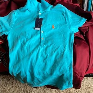 cayman blue polo shirt